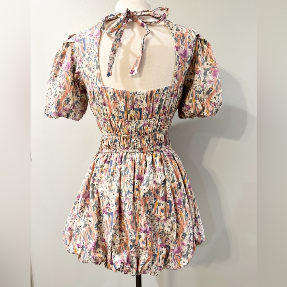 Floral bubble dress small adorable for spring &merci - Picture 5 of 5